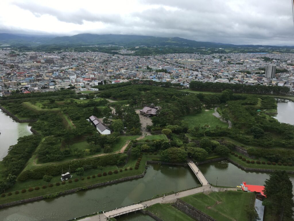 五稜郭タワーからの景色